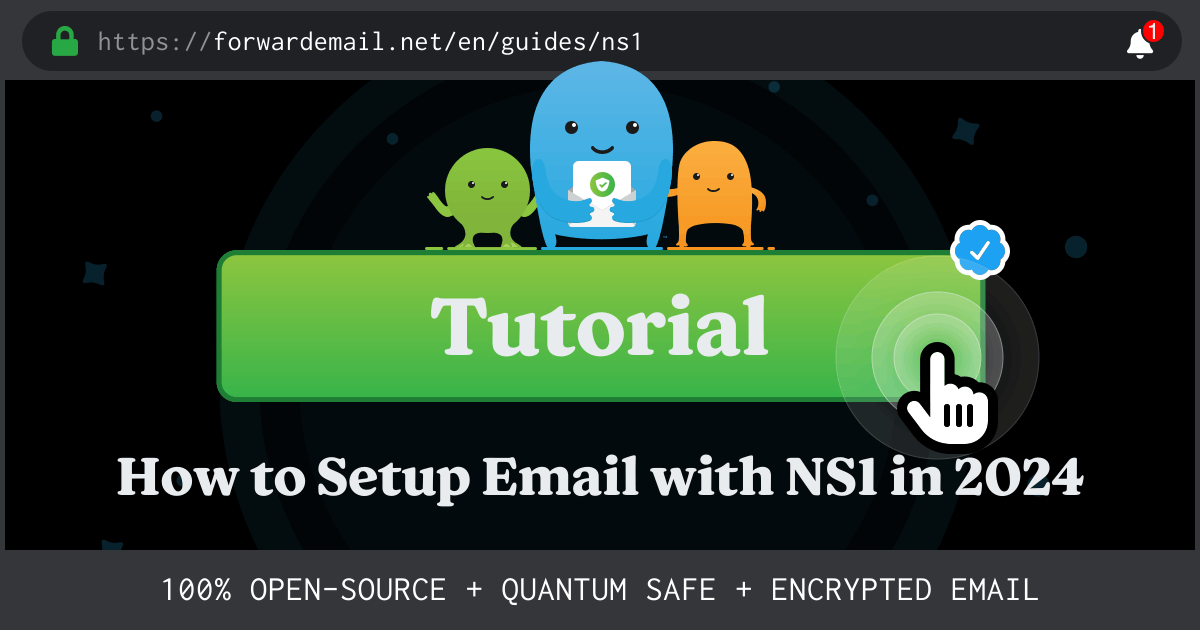 How to Setup Email with NS1