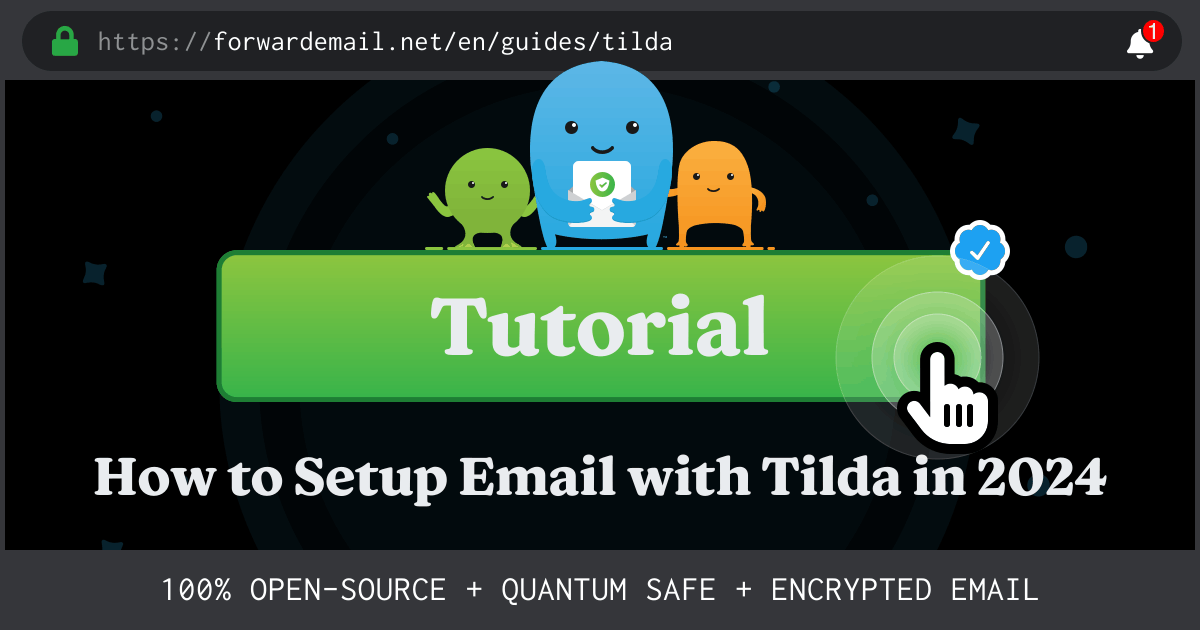 How to Setup Email with Tilda