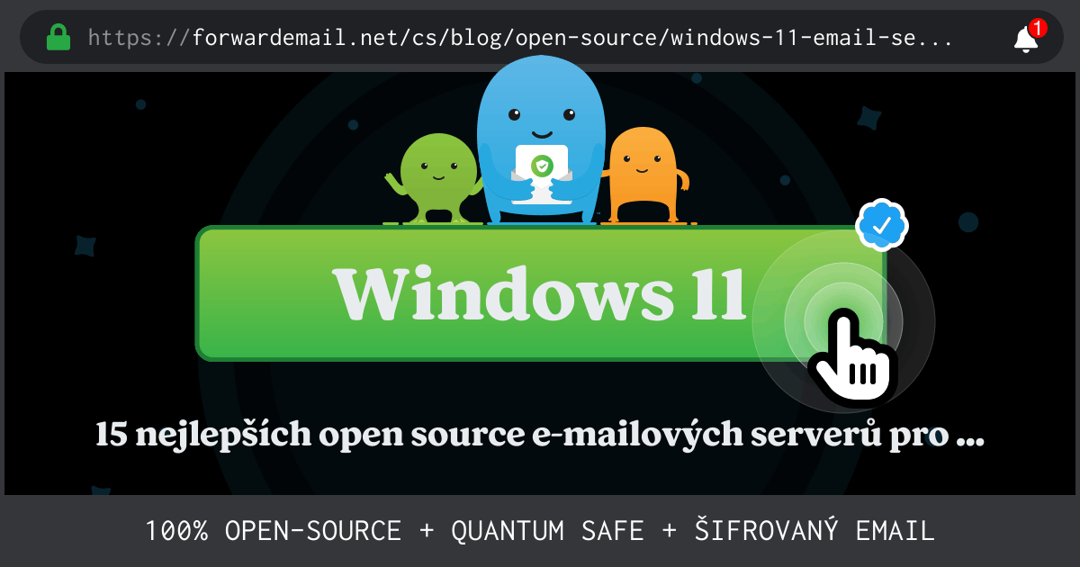 15 nejlepších open source e-mailových serverů pro Windows 11 v 2024