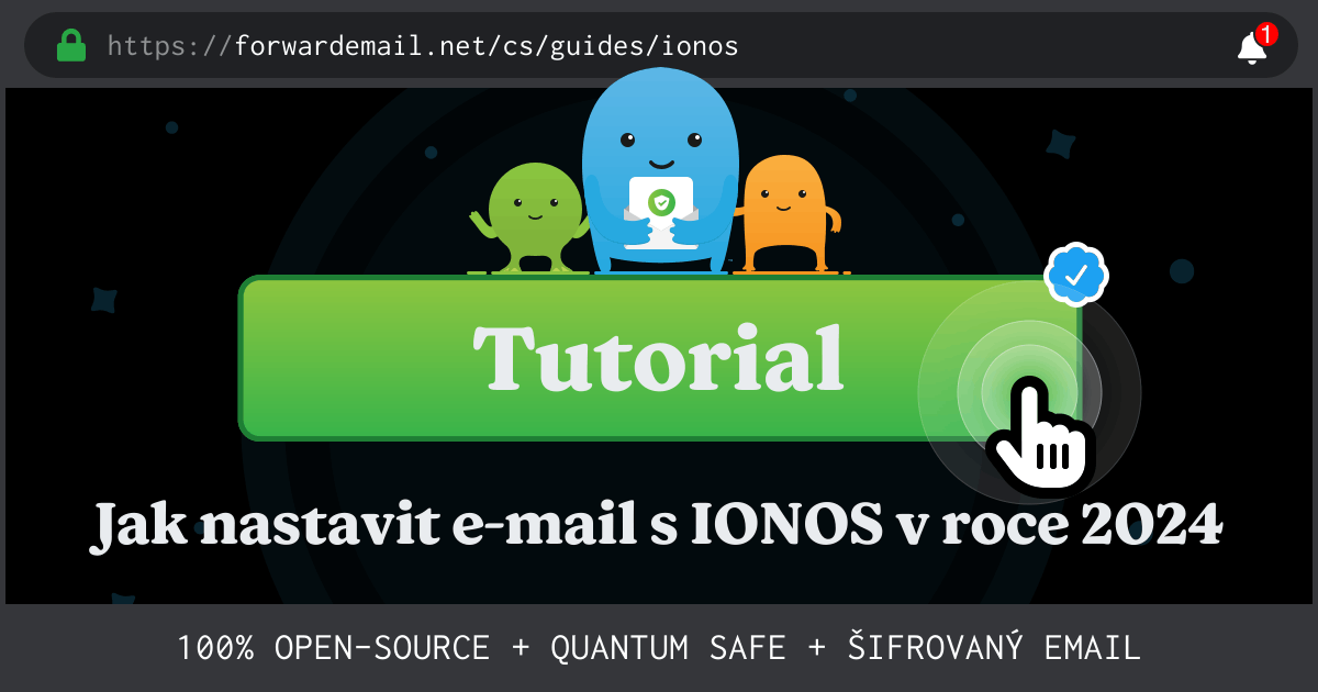 Jak nastavit e-mail pomocí IONOS
