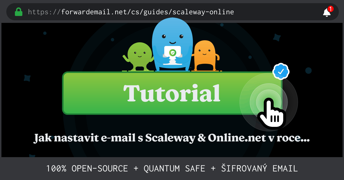 Jak nastavit e-mail pomocí Scaleway & Online.net