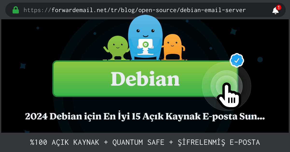 2024 Debian için En İyi 15 Açık Kaynak E-posta Sunucusu