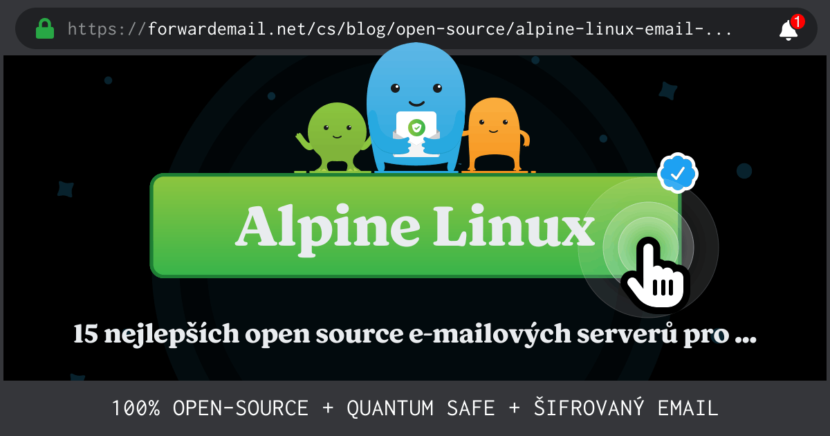 15 nejlepších open source e-mailových serverů pro Alpine Linux v roce 2024