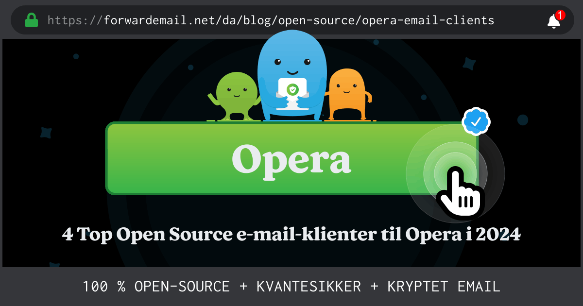 4 Top Open Source e-mail-klienter til Opera i 2024