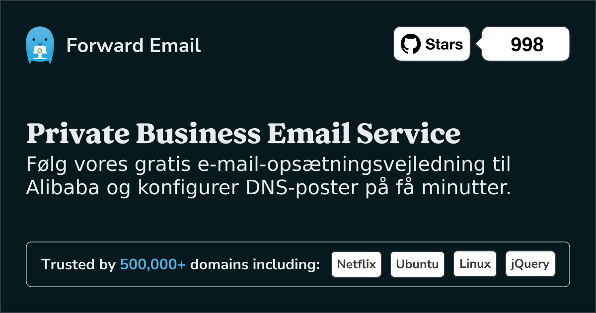 Sådan konfigurerer du e-mail med Alibaba