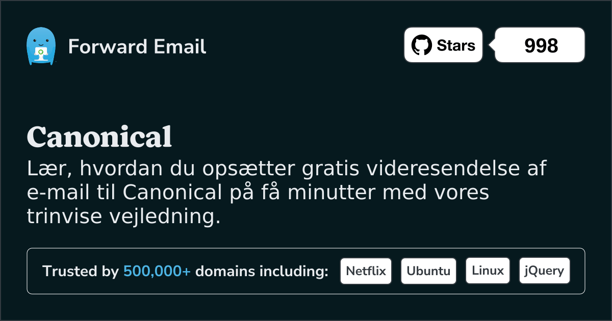 Sådan konfigurerer du e-mail med Canonical