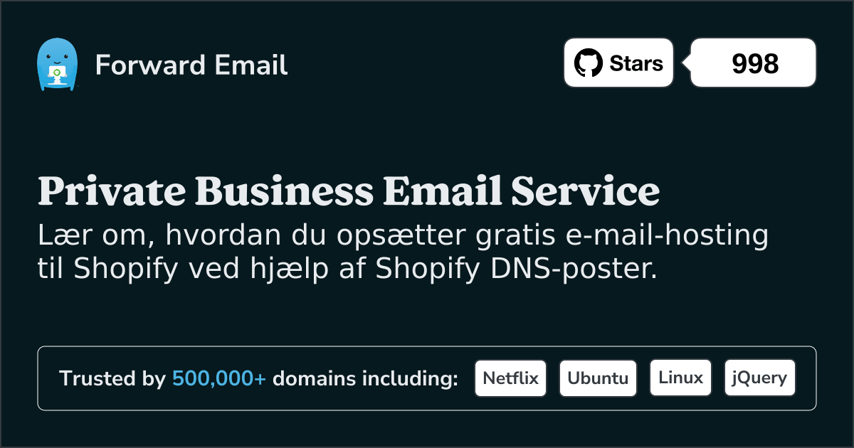 Sådan konfigurerer du e-mail med Shopify