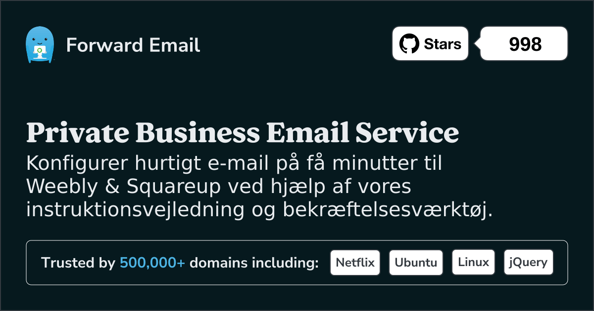 Sådan konfigurerer du e-mail med Weebly & Squareup