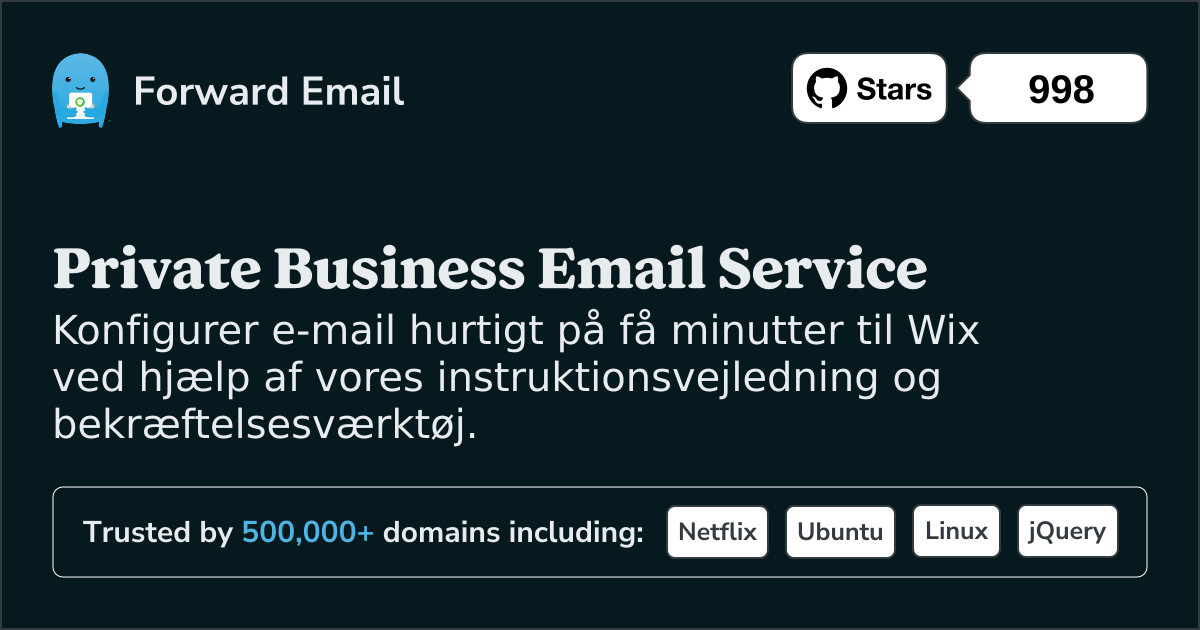 Sådan konfigurerer du e-mail med Wix