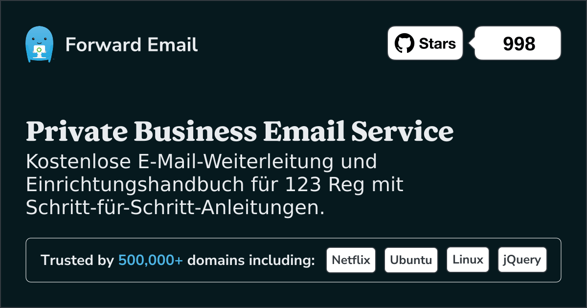 So richten Sie E-Mail mit 123 Reg ein