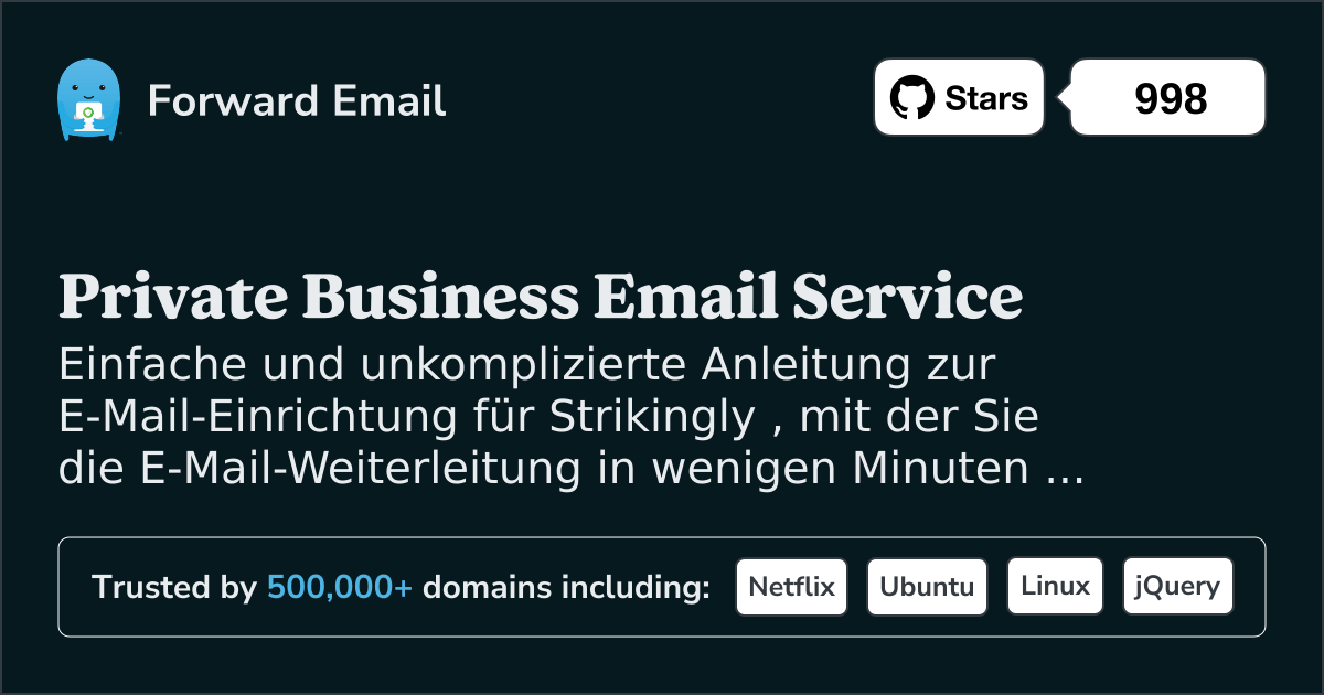 So richten Sie E-Mail mit Strikingly ein