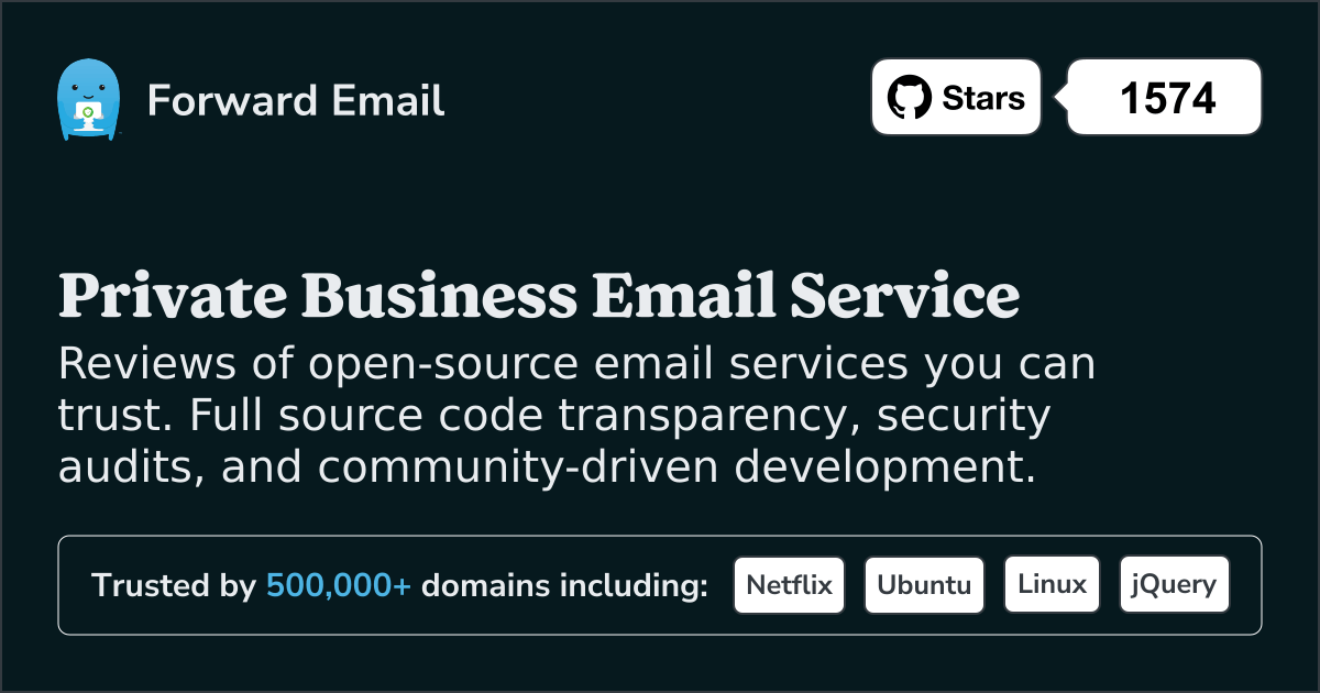 6 Best Open-Source Email Services in 2024