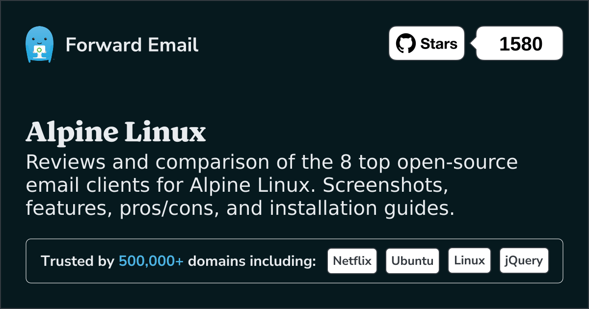 8 Top Open Source Email Clients for Alpine Linux in 2025