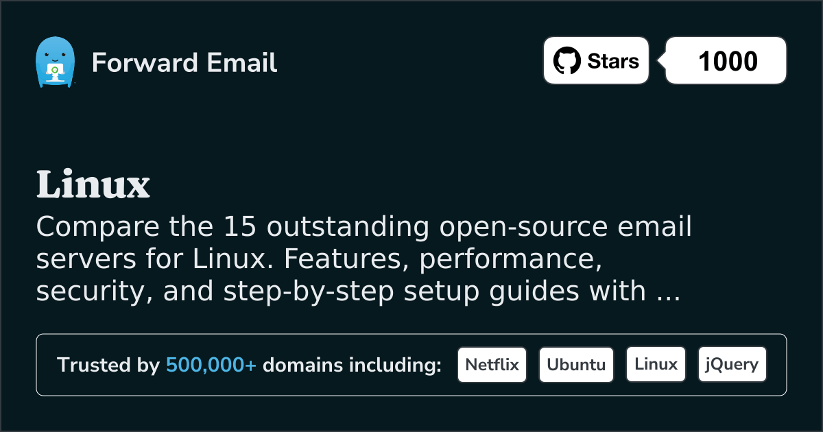 15 Outstanding Open Source Email Servers for Linux in 2024