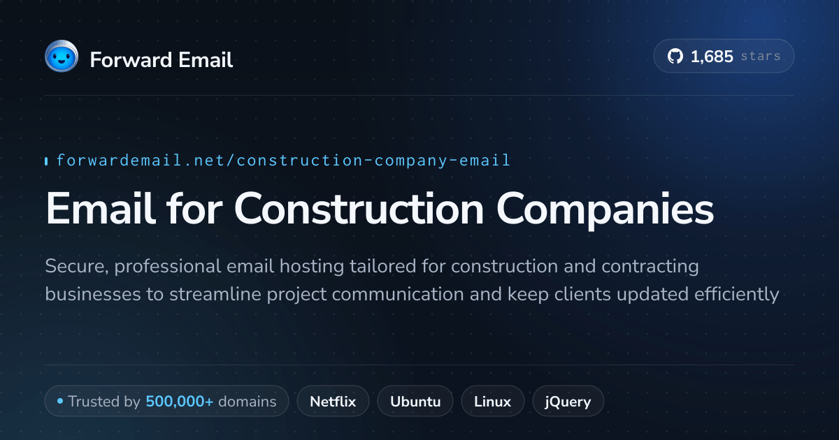 Email for Construction Companies