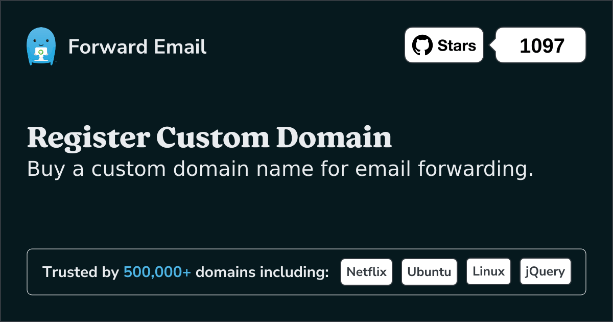 Register Custom Domain for Email