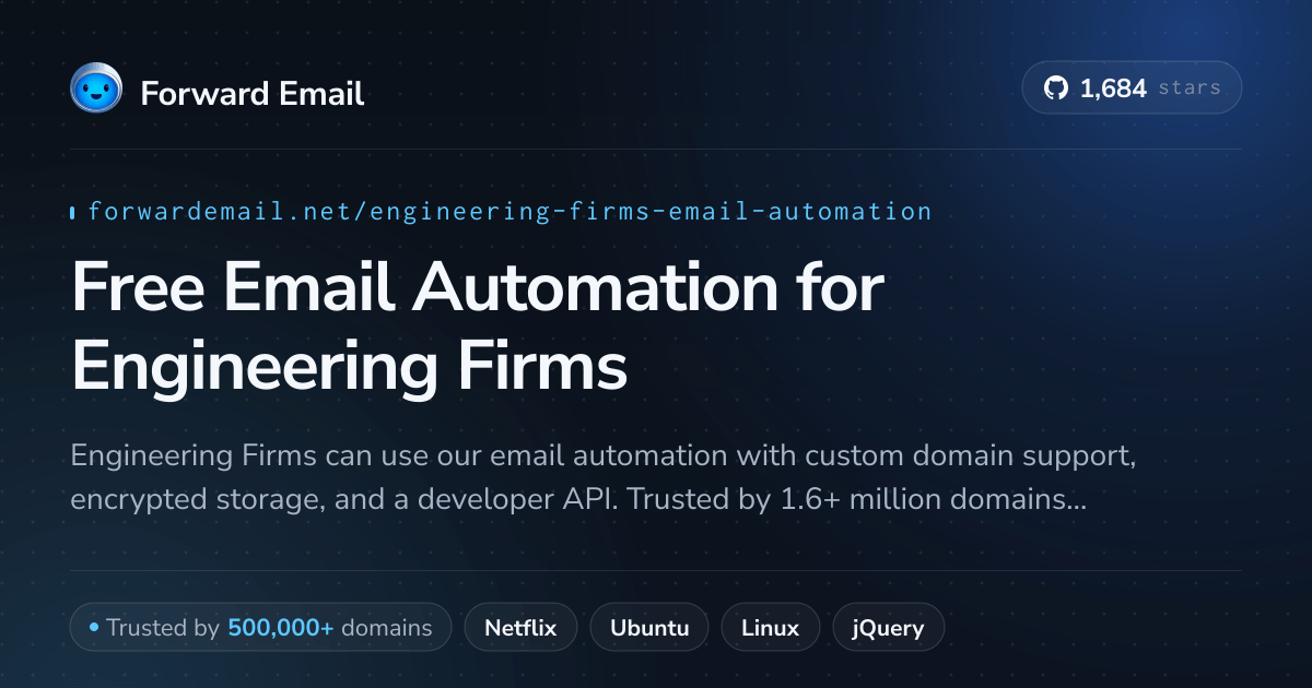 Free Email Automation for Engineering Firms