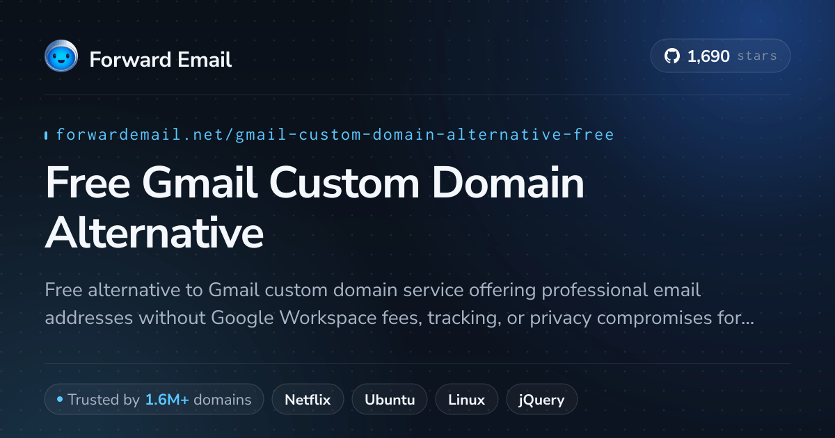 Custom Gmail Client Free Gmail Custom Domain Alternative