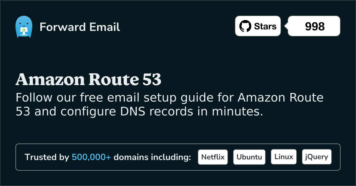 How to Setup Email with Amazon Route 53