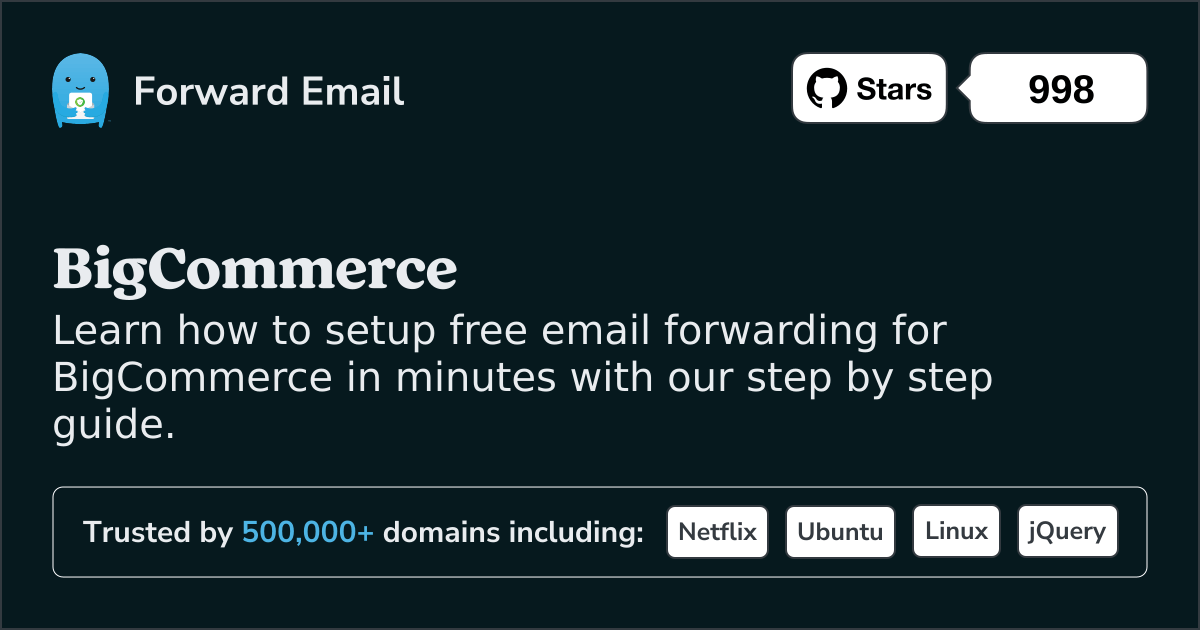 How to Setup Email with BigCommerce