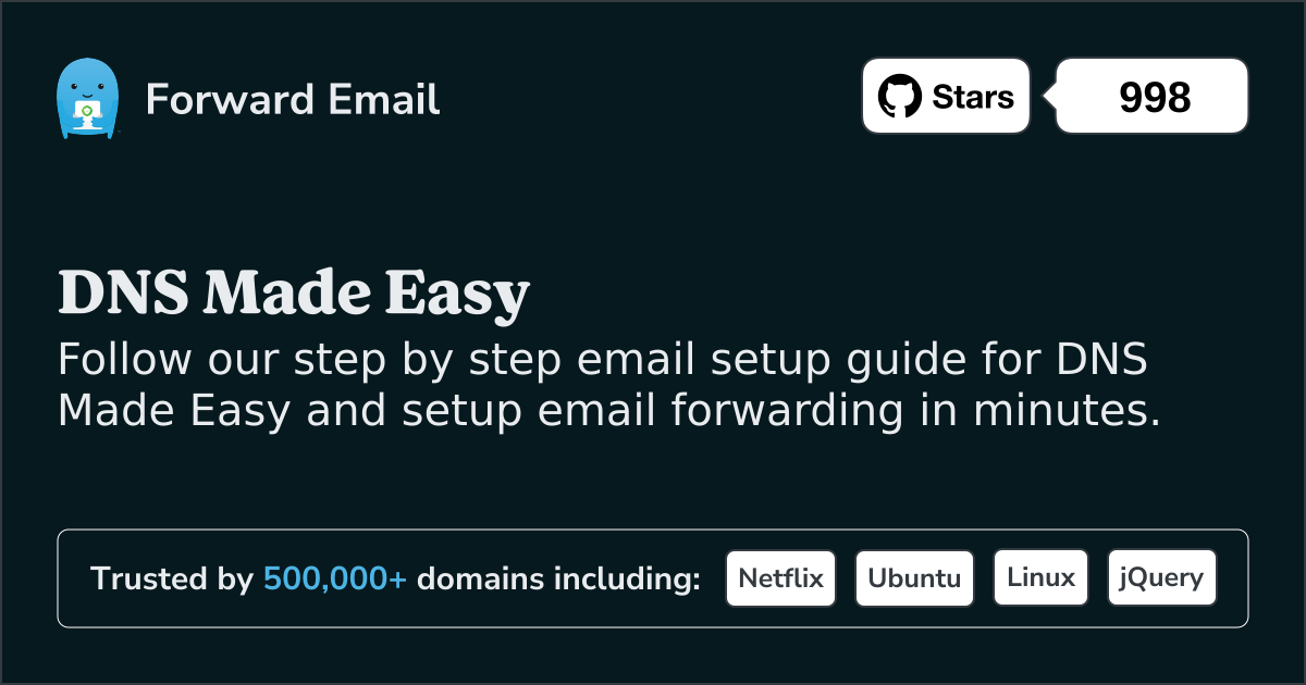 How to Setup Email with DNS Made Easy