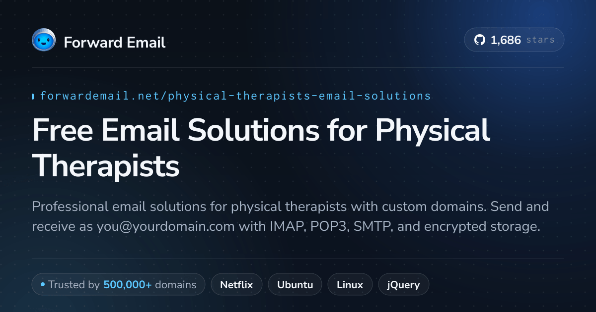 Free Email Solutions for Physical Therapists