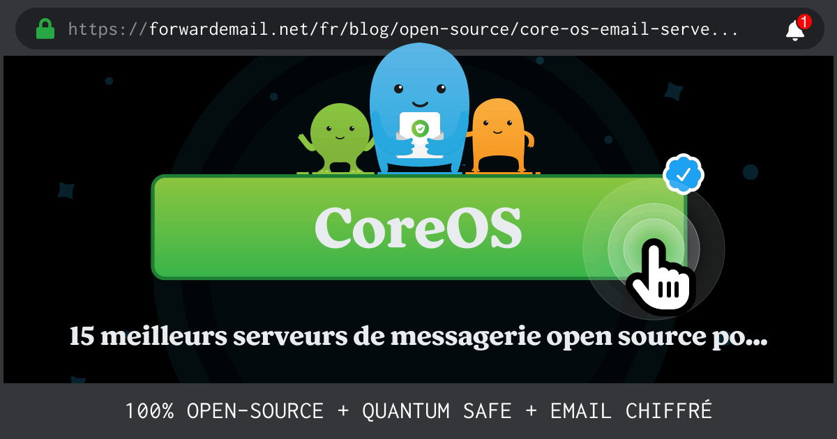 15 meilleurs serveurs de messagerie open source pour CoreOS en 2024