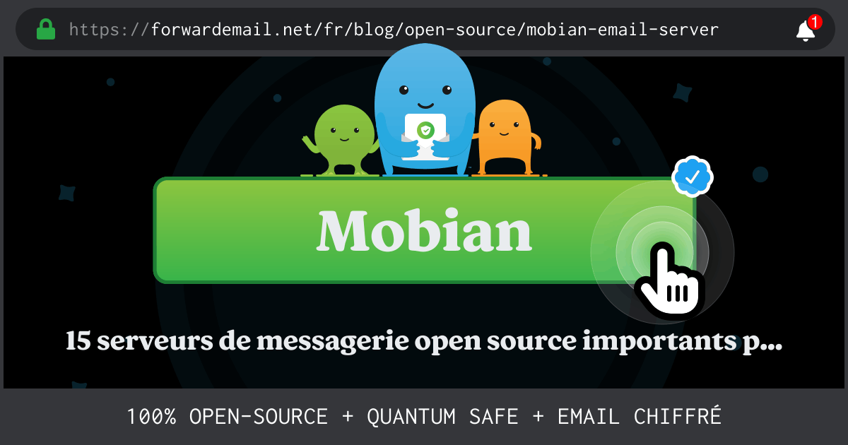 15 serveurs de messagerie open source importants pour Mobian en 2024