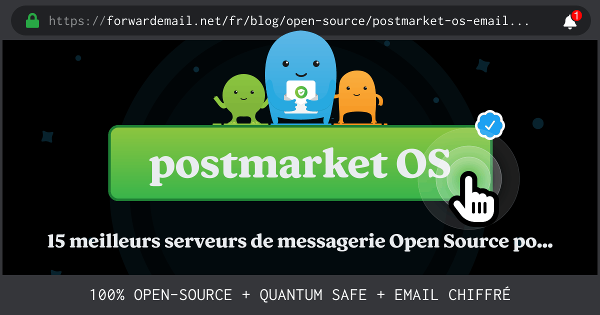 15 meilleurs serveurs de messagerie Open Source pour postmarket OS en 2024