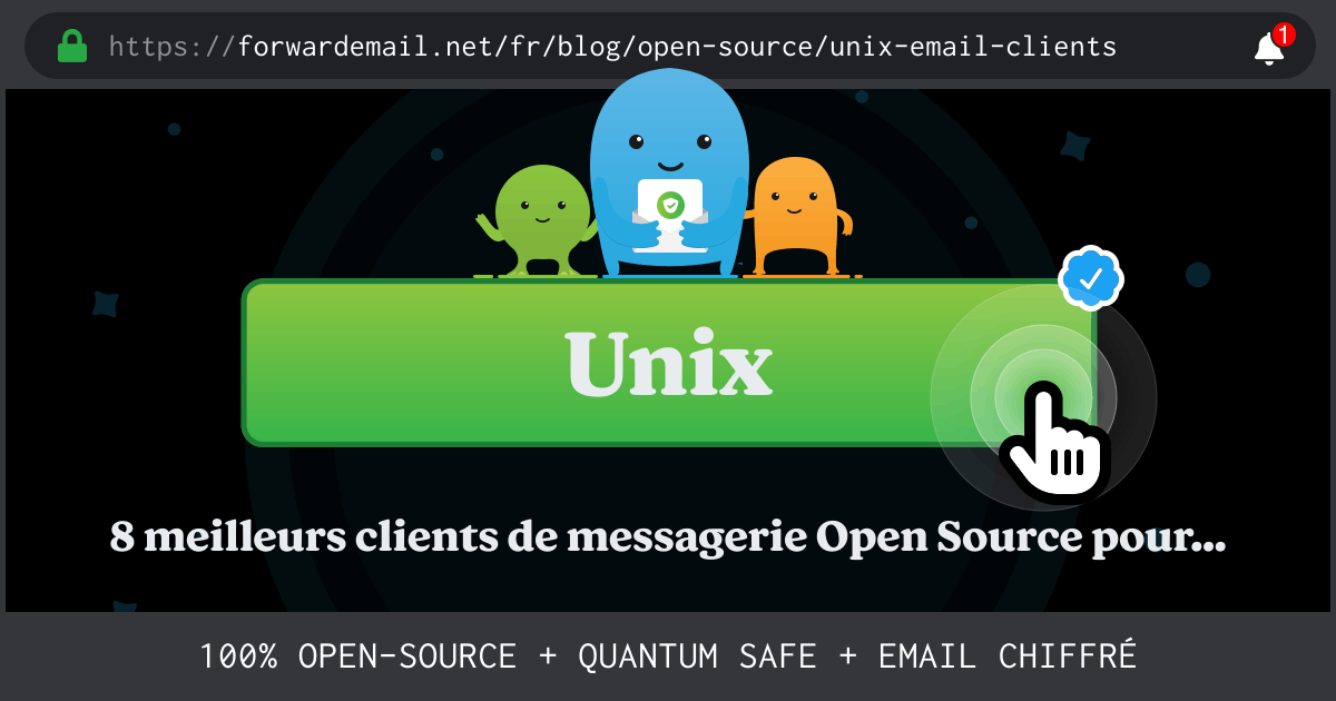 8 meilleurs clients de messagerie Open Source pour Unix en 2024