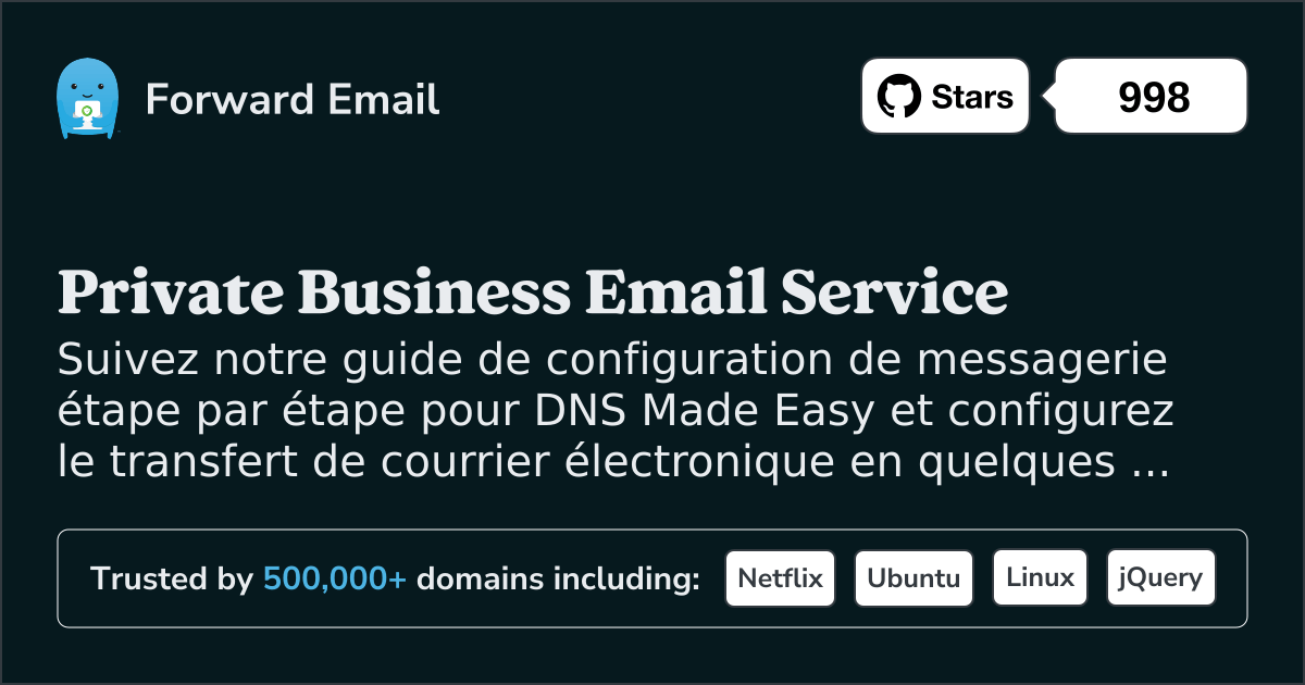 Comment configurer le courrier électronique avec DNS Made Easy