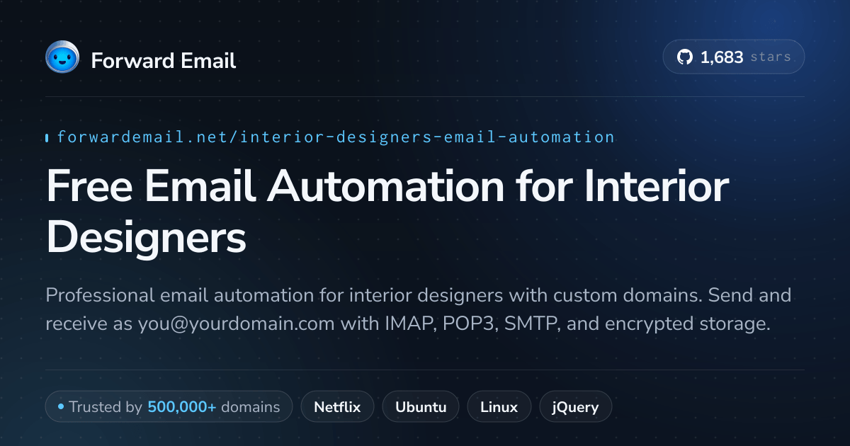 Free Email Automation for Interior Designers