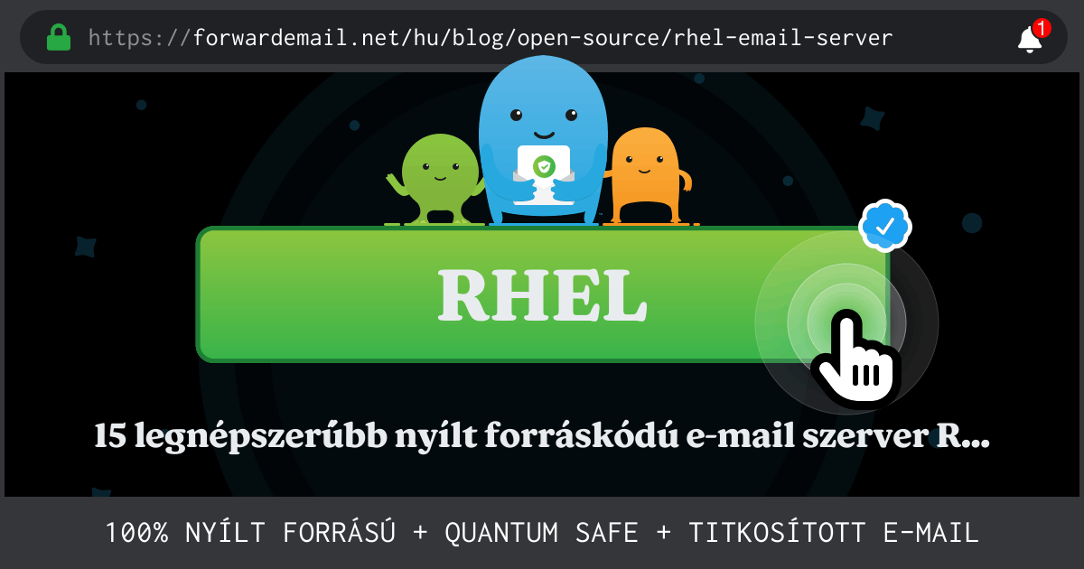 15 legnépszerűbb nyílt forráskódú e-mail szerver RHEL számára 2024 -ben