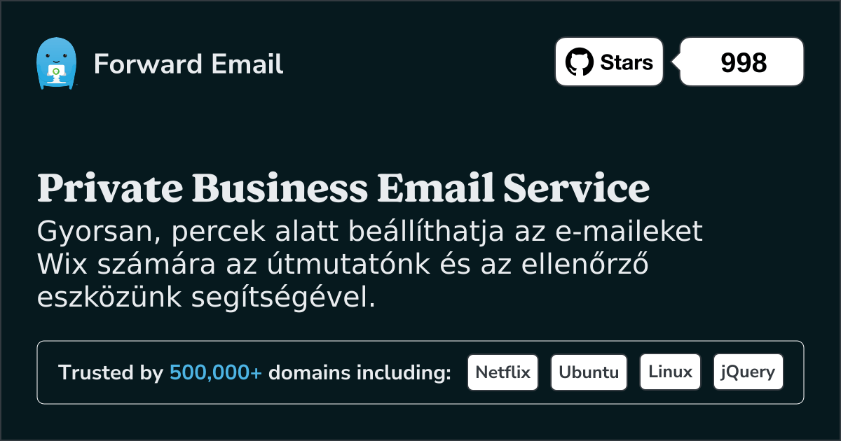 Az e-mail beállítása Wix segítségével