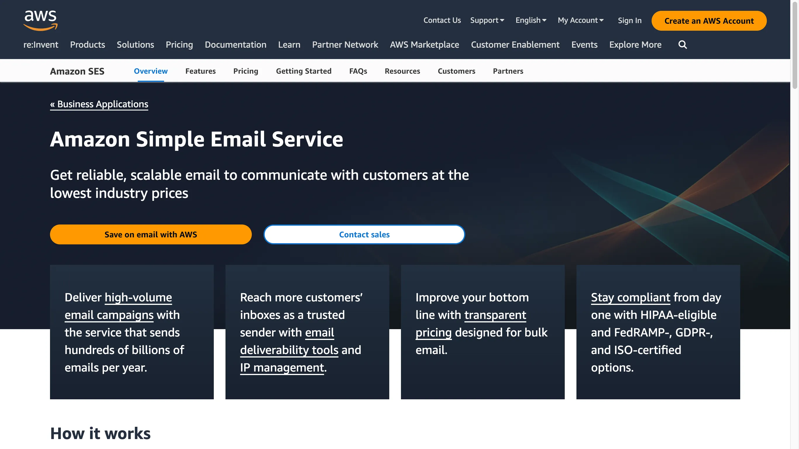 Amazon Simple Email Service (SES) is a closed-source email service.