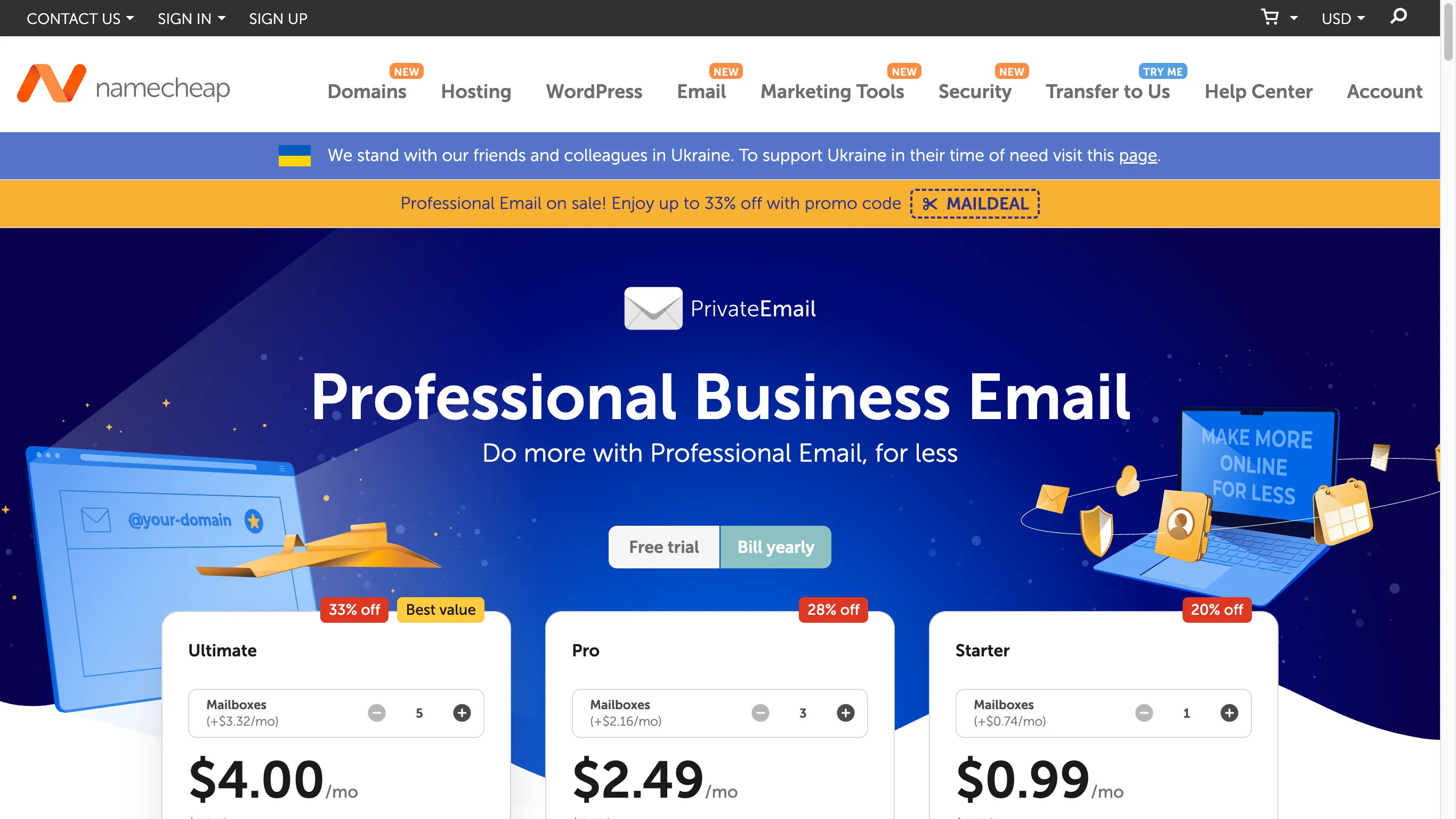 Namecheap is a closed-source email service.