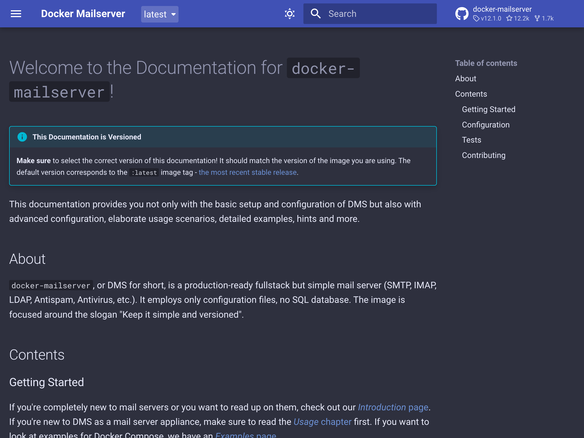 Docker Mailserver הוא אימייל בקוד פתוח שרת עבור Plasma Mobile .
