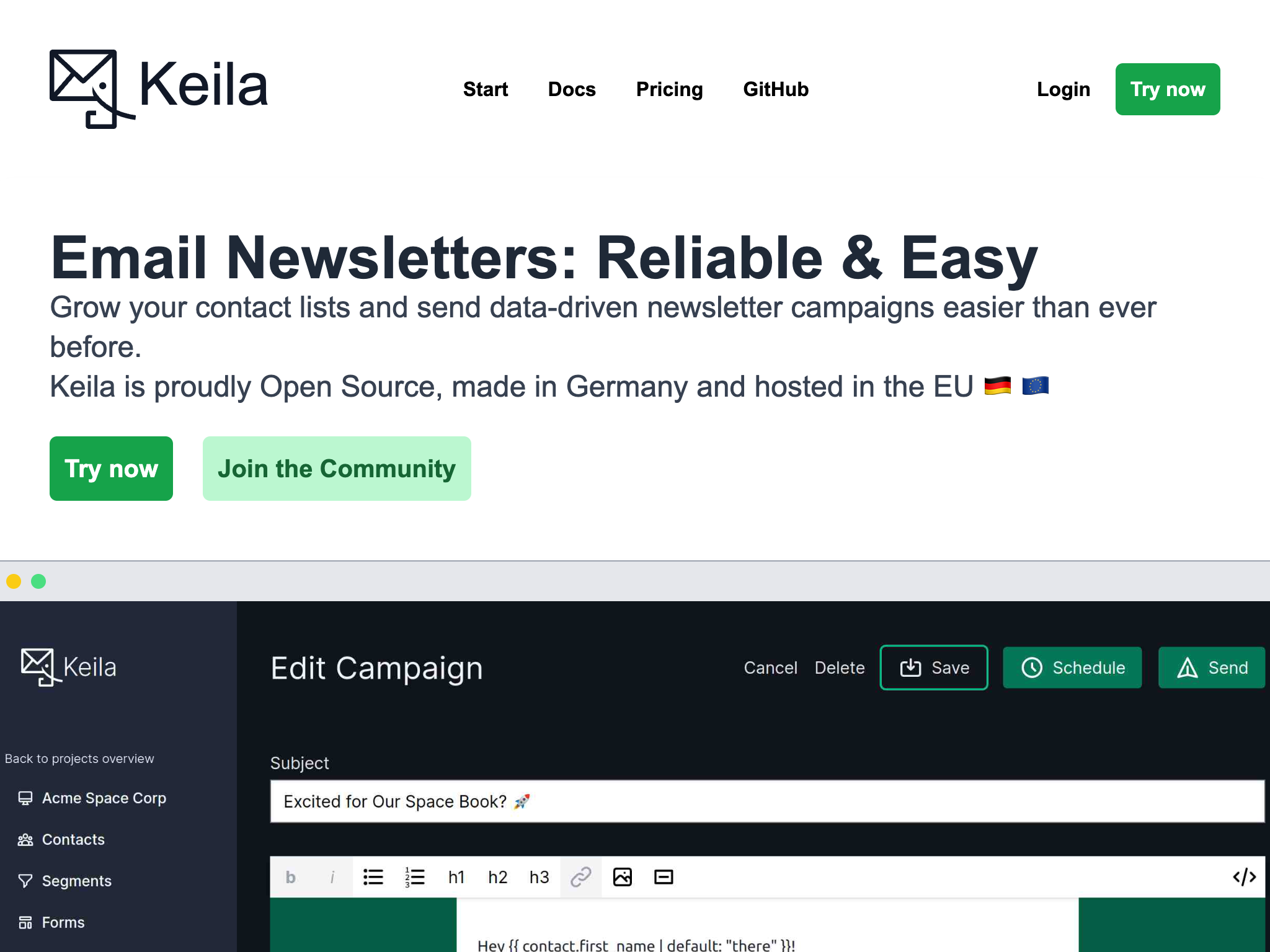 keila is een open-source e-mail server voor Nix Linux .