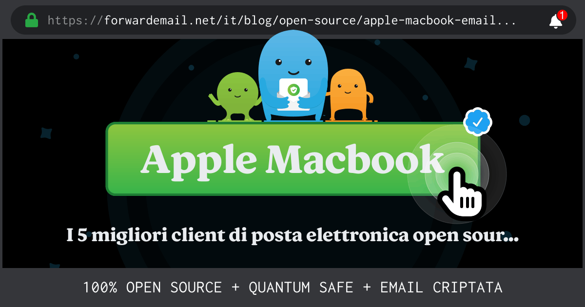 I 5 migliori client di posta elettronica open source per Apple Macbook nel 2024