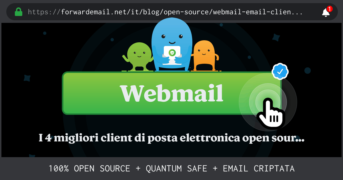 I 4 migliori client di posta elettronica open source per Webmail nel 2024