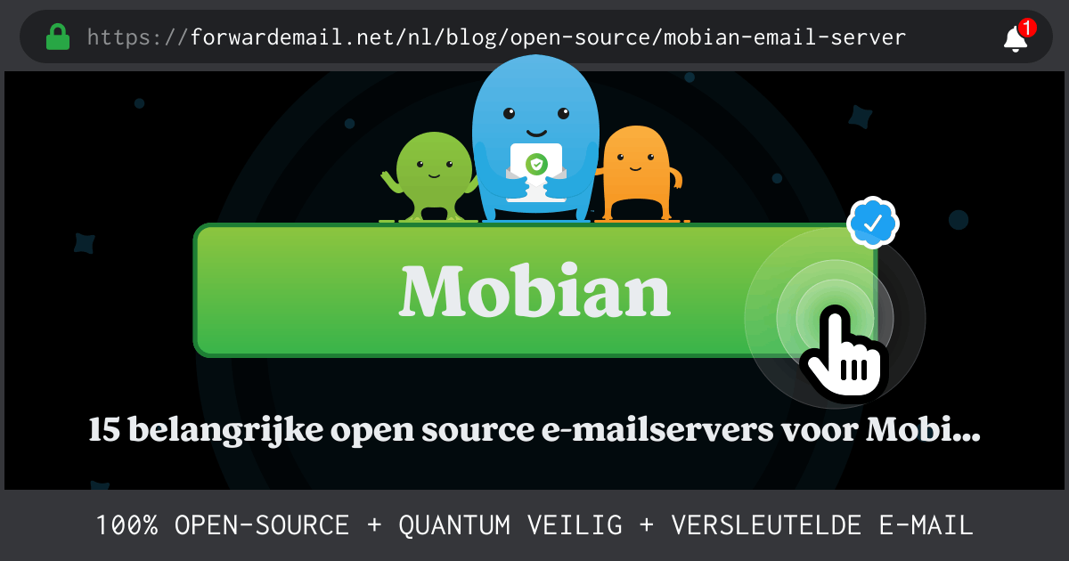 15 belangrijke open source e-mailservers voor Mobian in 2024