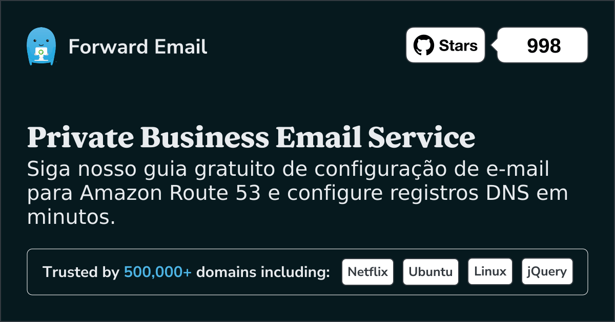 Como configurar e-mail com Amazon Route 53