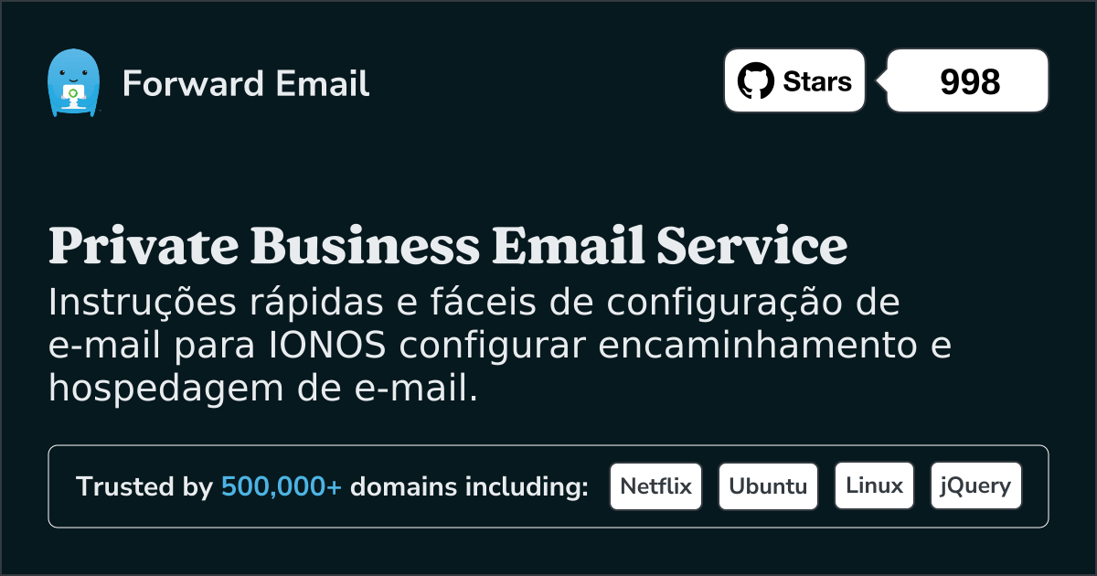 Como configurar e-mail com IONOS