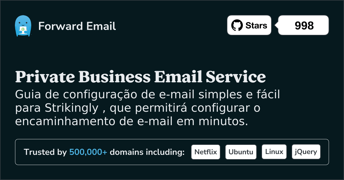 Como configurar e-mail com Strikingly