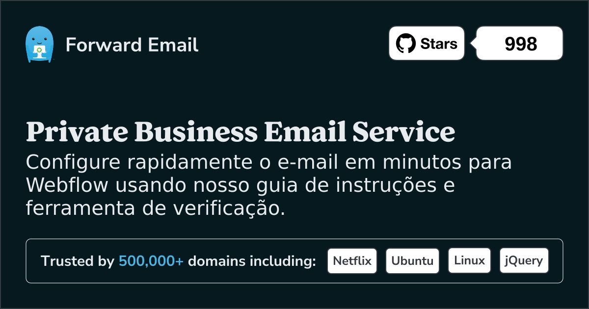 Como configurar e-mail com Webflow