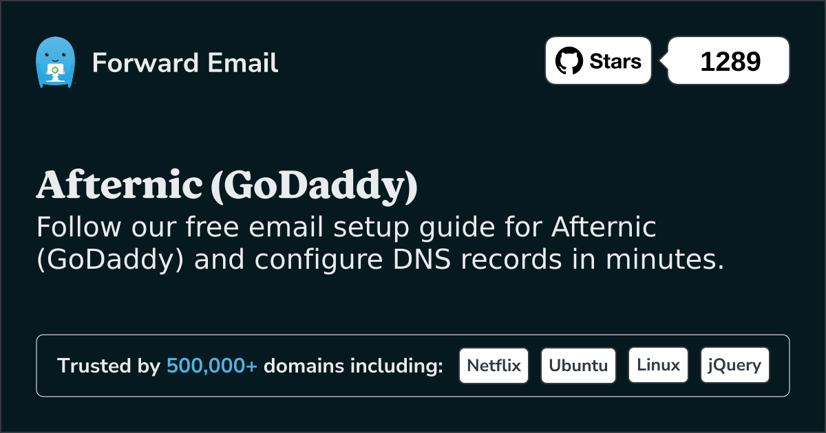 วิธีตั้งค่าอีเมล์ด้วย Afternic (GoDaddy)