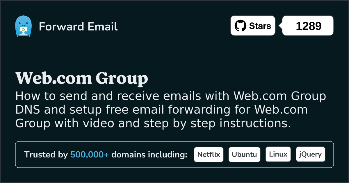 วิธีตั้งค่าอีเมล์ด้วย Web.com Group