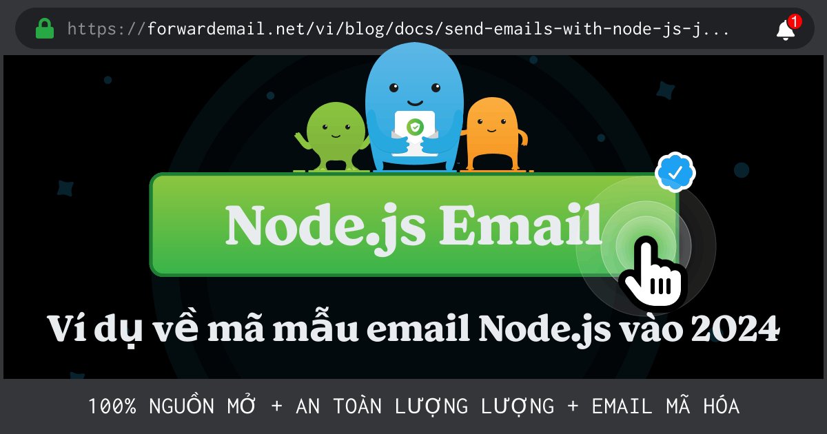 Mẫu email Node.js