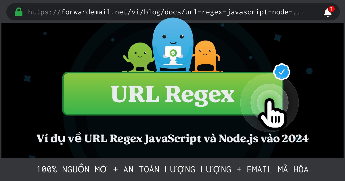 URL Regex JavaScript và Node.js